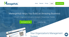 Desktop Screenshot of managehub.com